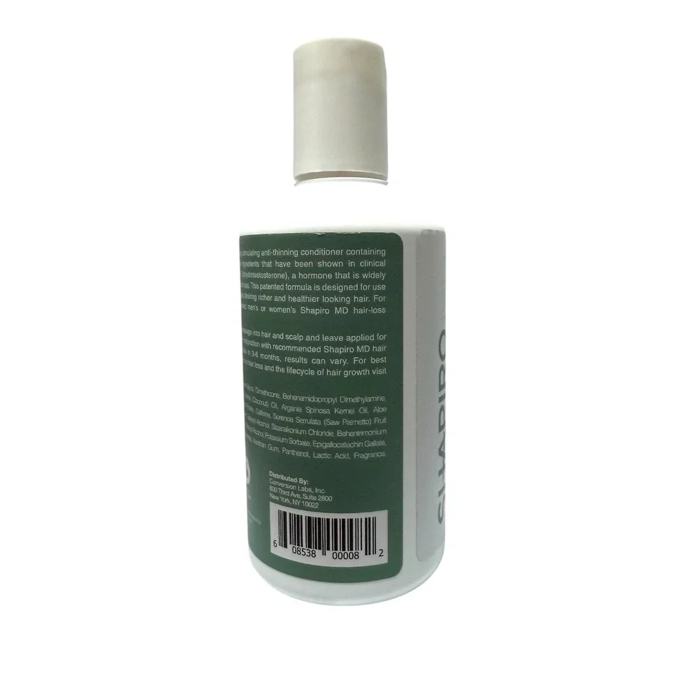 Shapiro MD CONDITIONER 8 Fl Oz DHT Blocking Vegan Sulfate Free New Sealed USA